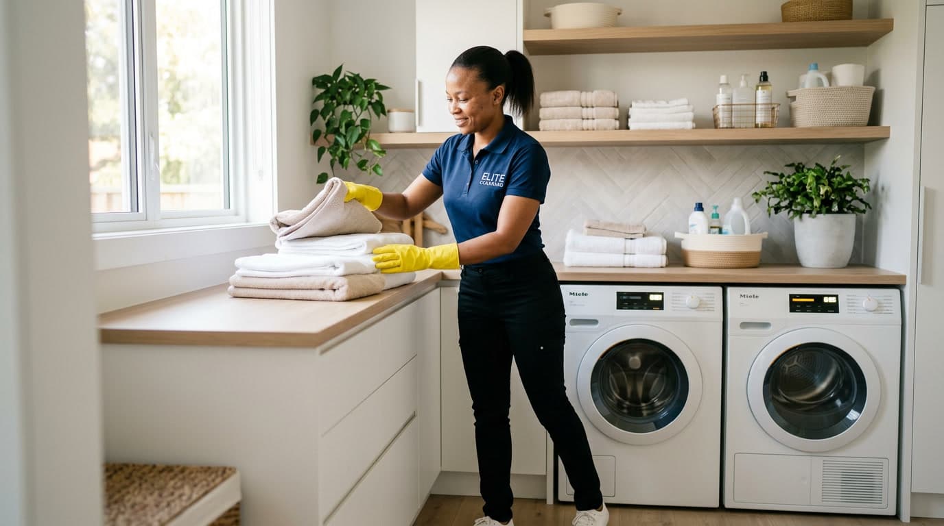 Residential cleaning — laundry and home care