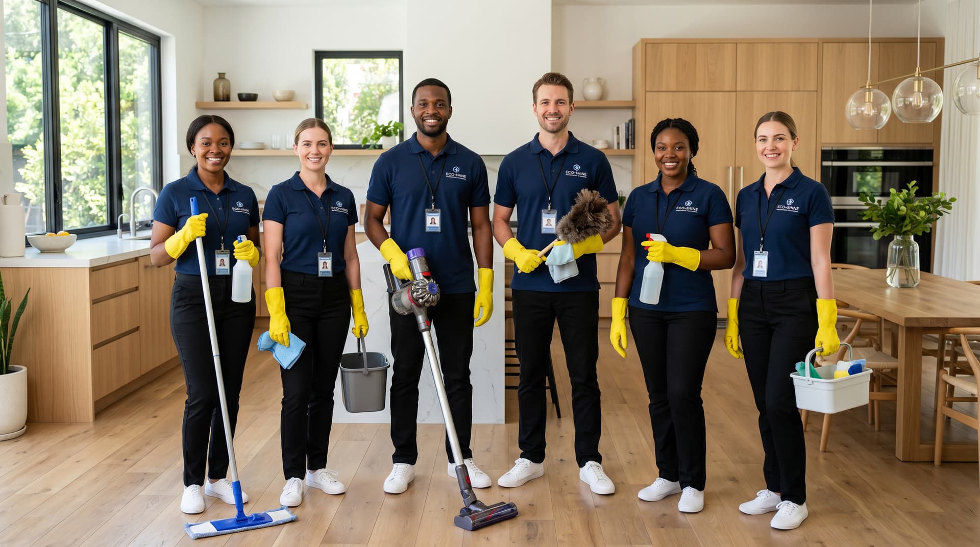 The KISA cleaning team